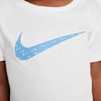 Conjunto de dos piezas de scooter de malla Swoosh Motion infantil Nike Dri-FIT