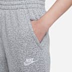 Pants ajustados de cintura alta para niñas talla grande Nike Sportswear Club Fleece