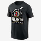 Playera Nike de la NFL para hombre Atlanta Falcons Rewind Essential - Negro