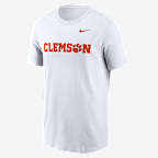 Clemson Tigers Primetime Wordmark Men's Nike College T-Shirt - White