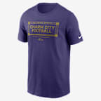 Playera Nike de la NFL para hombre Baltimore Ravens Local Essential - Morado