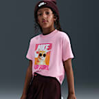 Playera para niña talla grande Nike Sportswear
