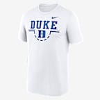 Playera universitaria Nike Dri-FIT para hombre Duke Courtside - Blanco