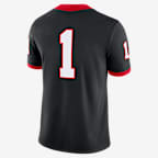 Jersey Game universitario Nike Dri-FIT para hombre de los Georgia Bulldogs