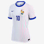 Kylian Mbappé France National Team 2024 Stadium Away Women's Nike Dri-FIT Soccer Jersey