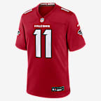 Jalon Walker Atlanta Falcons Men's Nike NFL Game Jersey - Red