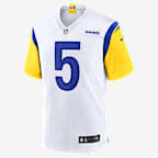 NFL Los Angeles Rams (Jalen Ramsey) Men's Game Football Jersey - White