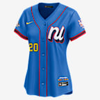 Pete Alonso National League 2025 All-Star Game Women’s Nike Dri-FIT MLB Limited Jersey - Blue