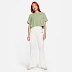 Nike Sportswear 女款羅紋針織短袖上衣