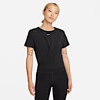 Nike Dri-FIT One Luxe Women's Twist Standard Fit Short-Sleeve Top