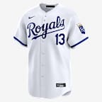 Jersey Nike Dri-FIT ADV de la MLB Limited para hombre Salvador Perez Kansas City Royals - Blanco