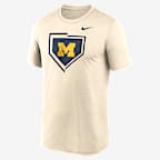 Michigan Primetime Baseball Icon Legend Men's Nike Dri-FIT College T-Shirt - Natural