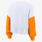 Sudadera de cuello redondo sin cierre universitaria Nike para mujer Tennessee Volunteers Primetime