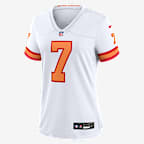 Jersey Nike de la NFL Game para mujer Bucky Irving Tampa Bay Buccaneers - Blanco
