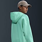 Sudadera con gorro sin cierre oversized para niños talla grande Nike Sportswear Club Fleece