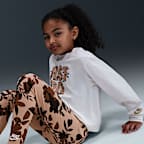 Nike Little Kids' Printed Club Long Sleeve T-Shirt and Leggings Set