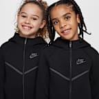Conjunto de 2 piezas de sudadera de cierre completo Tech Fleece para niños talla pequeña Nike Sportswear