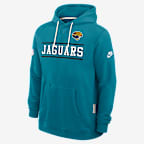 Jacksonville Jaguars Alt Standard Issue Men's Nike Dri-FIT NFL Pullover Hoodie - Teal