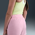 Nike One Older Kids' (Girls') Dri-FIT High-Waisted Woven Training Shorts