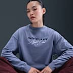 Playera de manga larga oversized para mujer Nike Sportswear