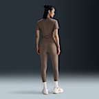 Nike Zenvy Rib Women's Dri-FIT Short-Sleeve Top