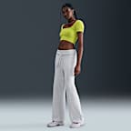 Nike Sportswear Phoenix Cozy Bouclé Women's Short-Sleeve Cropped Knit Top