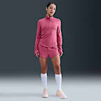 Playera de correr Dri-FIT UV de cierre de 1/4 para mujer Nike Swift