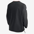 Playera rompevientos de manga larga de la NFL Nike para hombre Cincinnati Bengals Sideline