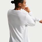 Långärmad baskettröja för uppvärmning Nike Dri-FIT för kvinnor