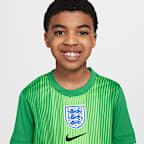 England 2025/26 Stadium Goalkeeper Older Kids' Nike Dri-FIT Football Replica Short-Sleeve Shirt