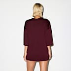 Playera oversized con cuello en V para mujer NikeSKIMS Airy