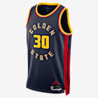 Jersey Nike Dri-FIT de la NBA Swingman para hombre Stephen Curry Golden State Warriors 2024/25 City Edition - Azul marino universitario