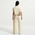 Playera de manga corta holgada cropped para mujer Nike Sportswear Classic