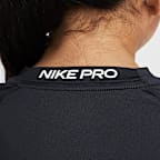 Playera de manga larga Dri-FIT Pro para niños talla pequeña Nike