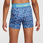 Nike Pro Big Kids' (Girls') Dri-FIT 3" Shorts