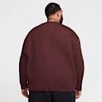 Sudadera de cuello redondo de tejido Fleece para hombre Nike Tech