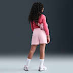 Nike Sportswear Club Fleece Older Kids' (Girls') 13cm (approx.) French Terry Shorts