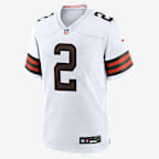 Shedeur Sanders Cleveland Browns Men's Nike NFL Game Jersey - White