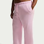 Nike Sportswear Club Fleece Women's Mid-Rise Wide-Leg Sweatpants (Plus Size)