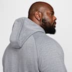 Nike Primary Fleece Sudadera con gorro sin cierre de alto rendimiento Dri-FIT con protección UV para hombre