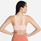 Nike Swoosh Icon Clash Women's Medium-Support Padded Strappy Printed Sports Bra