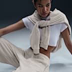 Pantalones de velour de tiro medio para mujer Nike Sportswear Chill Knit