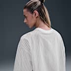 Nike Sportswear Chill Poplin Women's Striped Boxy Top