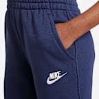 Shorts de French Terry para niños talla grande Nike Sportswear Club Fleece