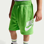 Nike Sportswear Club Little Kids' French Terry Shorts
