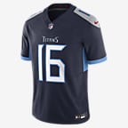 Treylon Burks Tennessee Titans Men's Nike Dri-FIT NFL Limited Football Jersey - Navy