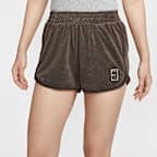 NikeCourt Heritage Women's Mid-Rise French Terry Tennis Shorts