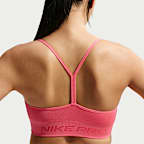 나이키 프로 심리스 여성 라이트 서포트 패드 스포츠 브라