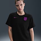 England Relaxed Women's Nike One Dri-FIT Football Short-Sleeve Top