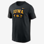 Iowa Primetime Football Icon Men's Nike College T-Shirt - Black
